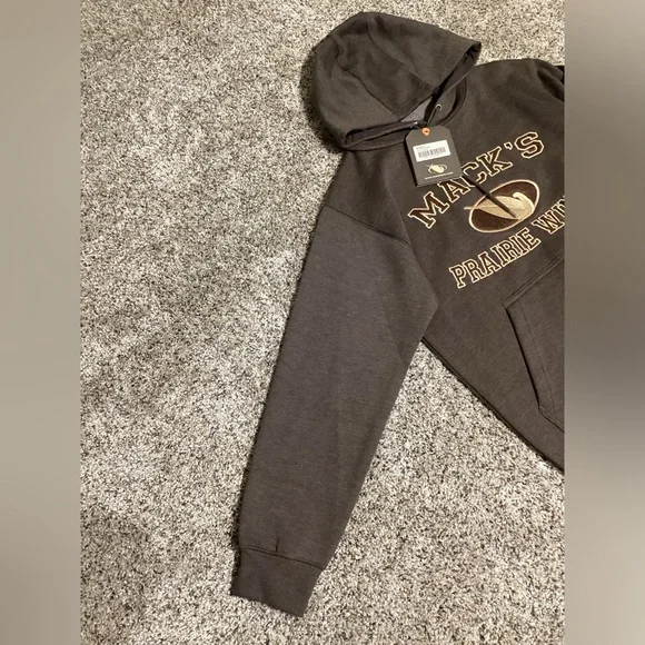 Sweater Mack’s Prairie Wing Men’s Size S Gray Fall Winter Pullover Pocket